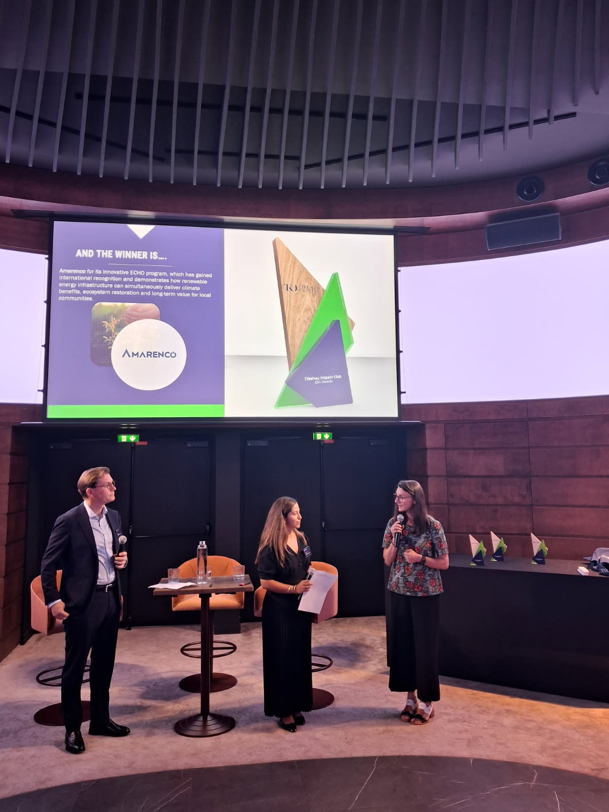 Amarenco remporte le Best Impact Strategy Award aux Tikehau Impact Club Awards !